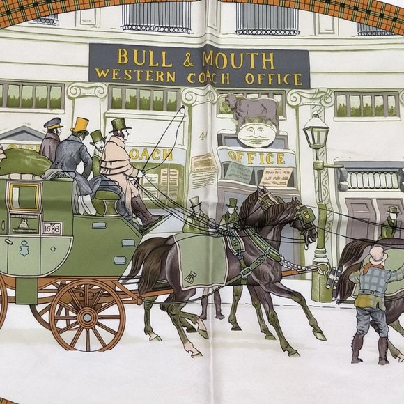 Hermes scarf Carre 90 Yellows Silk100% Authentic Ledoux - Picture 8 of 10